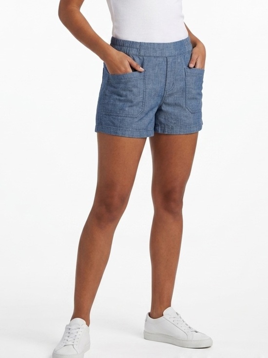 J. Crew Pants - J. Crew 100% Cotton Elastic-Waist Patch Pocket Shorts